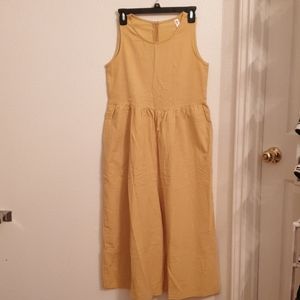 Wide leg overalls